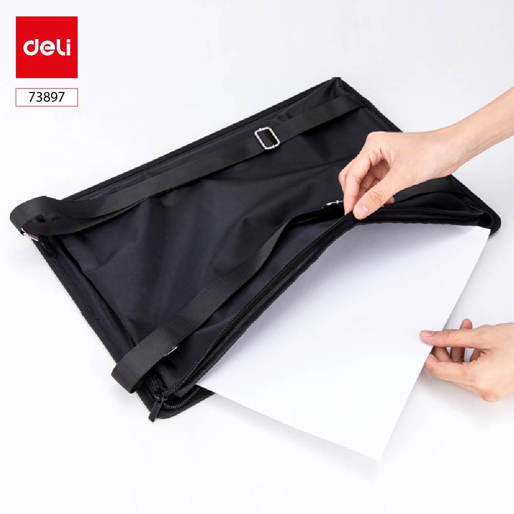 ديلي حقيبة لوحات + مسند ورق ممغنط - 8K - اسود - E73897